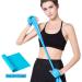 FUDOSAN Resistance Bands Professional Exercise Elastic Bands Long Natural Latex Stretch Band Perfect for Strength Training Pilates Yoga Blue - Buy Online on GoSupps.com