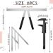 6-Piece Eyebrow Measuring Ruler Set | Precision Symmetrical Tool for Microblading & Permanent Makeup | Golden Ratio Caliper for Brow Artists - Buy Online on GoSupps.com
