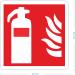 Pubblimania Durable Fire Extinguisher PVC Adhesive - Indoor & Outdoor Use (14.5 x 14.5 cm) | Shop Now! - Buy Online on GoSupps.com
