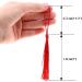 Cridoz 120Pcs Handmade Silky Mini Tassels for Bookmarks, Crafts & Jewelry Making - 30 Colors - Buy Online on GoSupps.com