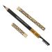 Beavorty Brow Pencil Dark Brown 6 pcs highlighter palette micro eyebrow brush Pigment Brow Pencil eyebrows cosmetic girl matte spool Eyebrow Pencil