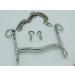 High-Quality Stainless Steel Dressage Curb Bit with Chin Chain | Sizes 12.5 - 16.5 & Oversize Tysons (14.5) - International Shipping Available - Buy Online on GoSupps.com