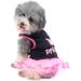 Ranphy Chihuahua Crown Princess Dress - Summer Dog & Cat Clothing for Girls | Rosa & Black - Buy Online on GoSupps.com