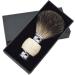 AnSafe Handmade Shaving Brush - High Quality Soft Synthetic Fiber for Easy Wet Shaving | Portable & Lightweight Beard Foam Brush for Men - Buy Online on GoSupps.com