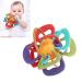 Baby Teething Toy Plastic Cement Baby Teether Teethers Baby Sensory Toys Ball for Children Infant