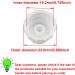 Hydrafacial Replacement Tips White Silicone Vortex Beauty Tips For Water Peel Aqua Peel Hydrofacial Parts Silicone 3 Pcs For Elitzia ETLB245 Or ET89 ETLB248 Beauty Machine White Silicone 3Pcs - Buy Online on GoSupps.com