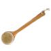 Minalo Natural Boar Bristle Bath Body Brush with Long Handle for Cellulite Exfoliation & Detox - Buy Online on GoSupps.com