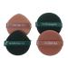 Vctitil 4 Pieces Powder Puff Face Triangle Makeup Sponge Soft Velour Puffs For Loose Powder Wet Dry Cosmetic Foundation Sponge Makeup Tool