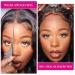 SheFleek 250 Density HD Lace Front Wig 26 Inch Body Wave Closure - Pre Plucked Brazilian Human Hair 250% Density - Buy Online on GoSupps.com