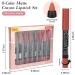 8 Colors Matte Finish Longwear Lipstick Set - Moisturizing Ultimate Lip Crayon Collection for Makeup - Waterproof Velvet Lip Stain - Pack of 8 (Set08) - Buy Online on GoSupps.com
