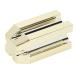 4 in 1 Eyebrow Pencil Sharpener Duckbill Shape Sharpener Cosmetic Makeup Pencil Sharpener Universal Sharpener for All Wooden and Plastic Pencil Sizes Essential Tool for Girls Makeup Gold