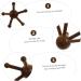 Gleavi 4-Piece Massage Device Set - Five Claws Scalp Massager & Trigger Point Brush for Deep Relaxation | Wenge Handy Tools - Buy Online on GoSupps.com