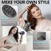 Professional High-Speed Hair Dryer 180 000 RPM - 600M Negative Ionic Low Noise Travel-Friendly with Magnetic Diffuser & Nozzle - Grey - Buy Online on GoSupps.com