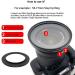 86-77mm Metal Step-Down Adapter Ring for 86mm Lens to 77mm Filter Size - Set of 2 Black Lens Filter Adapter Rings with Cleaning Cloth by LingoFoto - Buy Online on GoSupps.com
