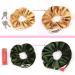 Colorful Velvet Scrunchies for Girls & Women | Hair Ties with Hidden Zipper Pocket | 3 Pack Hair Accessories - Buy Online on GoSupps.com