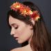 Vakkery Light Up Flower Crown Headbands LED Glow Flashing Hair Garland Headdress Wedding Party Festival Hair Accessories for Women and Girls Pink - Buy Online on GoSupps.com
