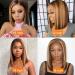 Ombre Bob Lace Front Wig Human Hair 4/27 | Pre Plucked & HD Frontal | 10 150% Density | For Black Women - Buy Online on GoSupps.com
