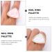 IMIKEYA Palettes pour Bagues de Nail Art en R sine Motif Coquillage Lot de 2 Palettes Triangulaires Marbr es Blanc et Rose Outil de M lange Compact pour Cr ation Manucure Usage - Buy Online on GoSupps.com