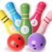 YECEN Wooden Color Digital Bowling Toy | Indoor/Outdoor Sports Game for Kids & Adults | Gifts for Boys & Girls (3+ Years) - Buy Online on GoSupps.com