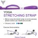 Forbidden Road Stretch Strap 6ft - 8ft Yoga Strap with 10 Loops - Green/Black/Blue/Purple - Exercise Band for Physical Therapy - Buy Online on GoSupps.com