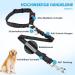 Slowton 2-in-1 Dog Car Belt - Adjustable Headrest Clasp & Reflective Rubber Band for Safe Travel | Universal Fit Schwarz - Buy Online on GoSupps.com