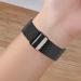 ViCRiOR Black Stainless Steel Mesh Band for Amazfit GTS/Bip - Quick Release Replacement Bracelet - Buy Online on GoSupps.com