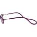 TBOC Reading Glasses +1.50 Dioptria for Men & Women - Foldable Dark Violet Presbyopia Aid with Magnetic Closure - Buy Online on GoSupps.com