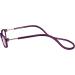 TBOC Reading Glasses +2.50 for Men & Women - Dark Violet Foldable with Magnetic Closure | Presbyopia Aid (1 Pack) - Buy Online on GoSupps.com