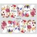 Decoration Summer Butterfly-shape Leaf Sliders Leaves Nail Sticker Rose Transfer Decal Flower Nail Water Stickers(WG2117) - Buy Online on GoSupps.com