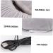 Safigle USB Foot Warmer - Portable Electric Slipper & Heating Pillow for Winter - Lightweight Gray 32x28cm - Buy Online on GoSupps.com