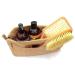 Natural Jute Cosmetic & Toiletry Bag with Compartments - Zipper & Outer Pocket - Stylish Travel Storage - Buy Online on GoSupps.com