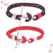 BESPORTBLE 2pcs Ocean Couple Wrist Band Matching Bracelets for Couples Ocean Anchor Bracelet Coastal Bracelets Hand Rope Bracelet Coastal Friend Bracelets Christmas Women's Rope Twine Lovers - Buy Online on GoSupps.com