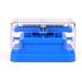 Adjustable Pill Splitter with Stainless Steel Blade | Quarter & Half Tablet Cutter for Easy Medication Dosing - Blue - Buy Online on GoSupps.com