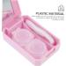 Buy Homsfou 8-Piece Glass Contact Lens Case Set - Travel-Friendly Eye Care Holder for Colored Lenses - Buy Online on GoSupps.com