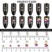 YHMQ 2880pcs Rhinestones for Nail Art - ClearAB SS10 Nail Crystals (2.6-2.8mm) | High-Quality Nail Decorations  - Buy Online on GoSupps.com