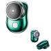 Mini-Shave Portable Electric Shaver 2023 New Upgrade Electric Razor For Men Wet & Dry Rotary Electrical Shave - One-Button Usb Rechargeable Shaver (Green-B)