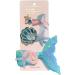 Women Mermaid Headwear Mermaid Hair Accessories | Seashell Hair Clips with Hair Bows Hairpin Princess Headwear for Mermaid Costume Accessories Women and Cosplay Props 5# Blue Fishtail Suit - Buy Online on GoSupps.com
