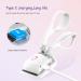Heated Eyelash Curler Electric Eyelash Curlerwith Silicone Heating Pads 2 Temperature Modes 65 C and 85 Constant Temperature Control Eyelash Curler for Women Quick Natural Curling(White) - Buy Online on GoSupps.com