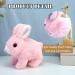 LYINUR Interactive Rabbit Toy with Carrot - Walking, Talking, and Hopping Bunny Toy for Kids - Funny Plush Stuffed Bunny Toy with Sounds and Movements (Yellow) - Buy Online on GoSupps.com
