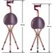 Walking Stick Seat Folding Stool Switch Sticks Three Legged Seat Stick Height Adjustable Aluminum Alloy 5 Gear Adjustment Static Loading 200Kg for Elder Parents Gift - Buy Online on GoSupps.com