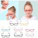 SM SunniMix Anti-Blue Light Reading Glasses - Stylish Safety Glasses for Computer Use (Black + Red) - International Shipping Available - Buy Online on GoSupps.com