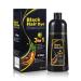 Instant Black Hair Dye Shampoo for Women Men MEIDU Hair Color Shampoo for Gray Hair- 100% Gray Coverage - Herbal Ingredients 3 in 1 16.9Fl OZ