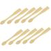 Baluue 50 Pcs Mask Spoon Mini Mask Applicator Face Cream Applicator Mini Skin Care Spatula Makeup Minis Abs 6X1X0.3CMx5pcs Goldenx5pcs - Buy Online on GoSupps.com