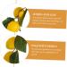 Zerodeko 4 Pcs Simulation Lemon Rattan Garland Decor Plant Flower Embellishments Front Door Wreath Wedding Supplies Artificial Flower Spring Front Door Adornment Summer Plastic Green Leaves Yellowx2pcs 100x13cmx2pcs - Buy Online on GoSupps.com