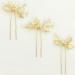 PRETTYLIFE Pearl Wedding Hair Pins Set - Gold Leaf Hair Accessories for Bride - Set of 3 - Buy Online on GoSupps.com