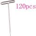 120PCS 1 Inch Nickel Plated Steel T-Pins - Durable Tupalizy T-Pins for Sewing & Crafting - Buy Online on GoSupps.com