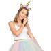 FUNCREDIBLE Unicorn Headband with Chunky Glitter - Rainbow | Halloween Cosplay Party Costume Accessory for Women, Girls, and Kids - Buy Online on GoSupps.com