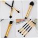 FOMIYES 100 Pcs Double Ended Eyeshadow Brush Eye Shadow Makeup Brush Small Eyeshadow Brush Eyeshadow Makeup Brush Precision Eyeshadow Brush Eye Makeup Brush Eyeshadow Brush for Women 12.50X0.50X0.50CMx5pcs Goldenx5pcs - Buy Online on GoSupps.com