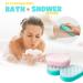 Exfoliating Bath Sponge Set for the Whole Family - 12 Pack - Dual Sided Scrubber for Smooth and Exfoliated Skin - Men, Women, Kids - Buy Online on GoSupps.com