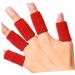 Buy Sosoport 120 Pcs Finger Sleeves - Nylon Finger Guards for Basketball - Black & Red - Perfect Finger Pads 4.5x2.5CM - Buy Online on GoSupps.com
